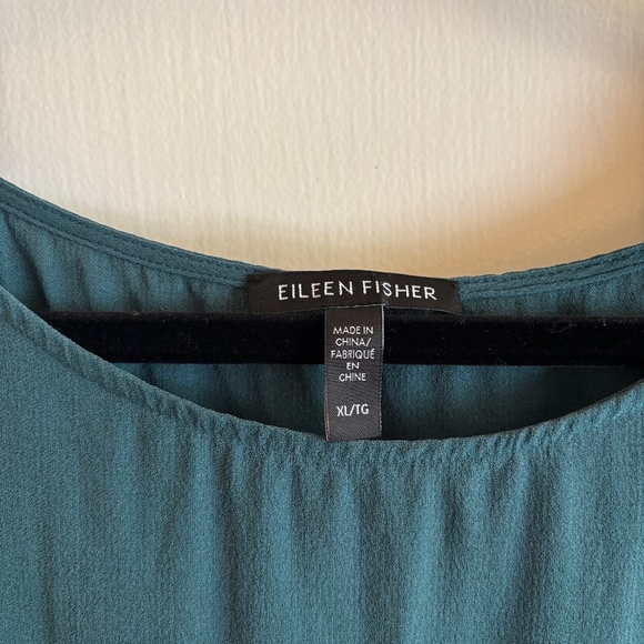 Eileen Fisher long silk tank - Picture 3 of 6
